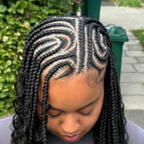 Flawless fulani boho/goddess braids
