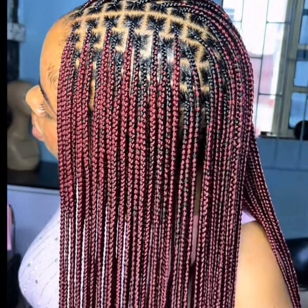 Small knotless braids
